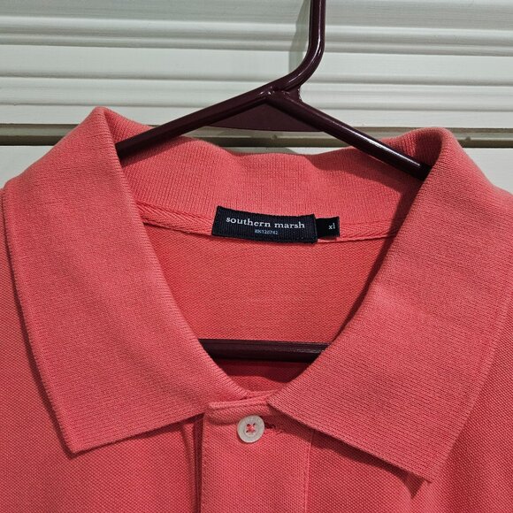 Southern Marsh Performance Polo Shirt XL – Coral/Salmon Pink | Classic - Picture 1 of 3